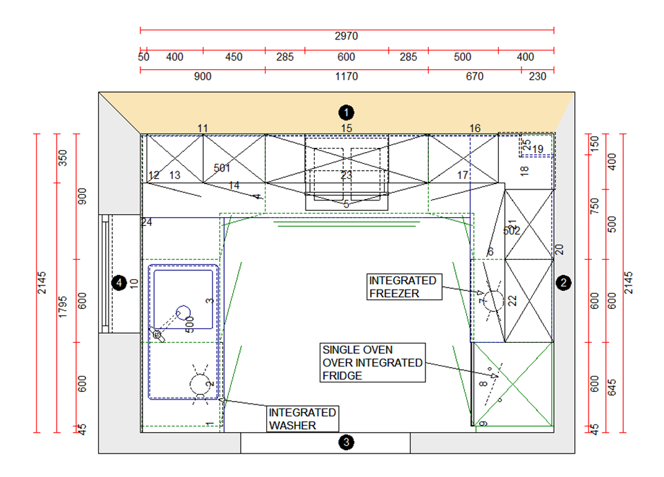 kitchen design plan